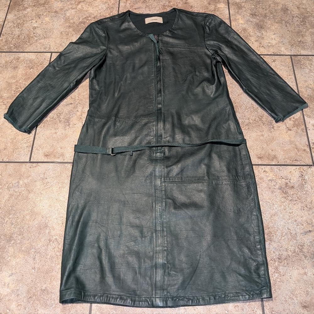 Humanoid Belted Leather Dress Medium